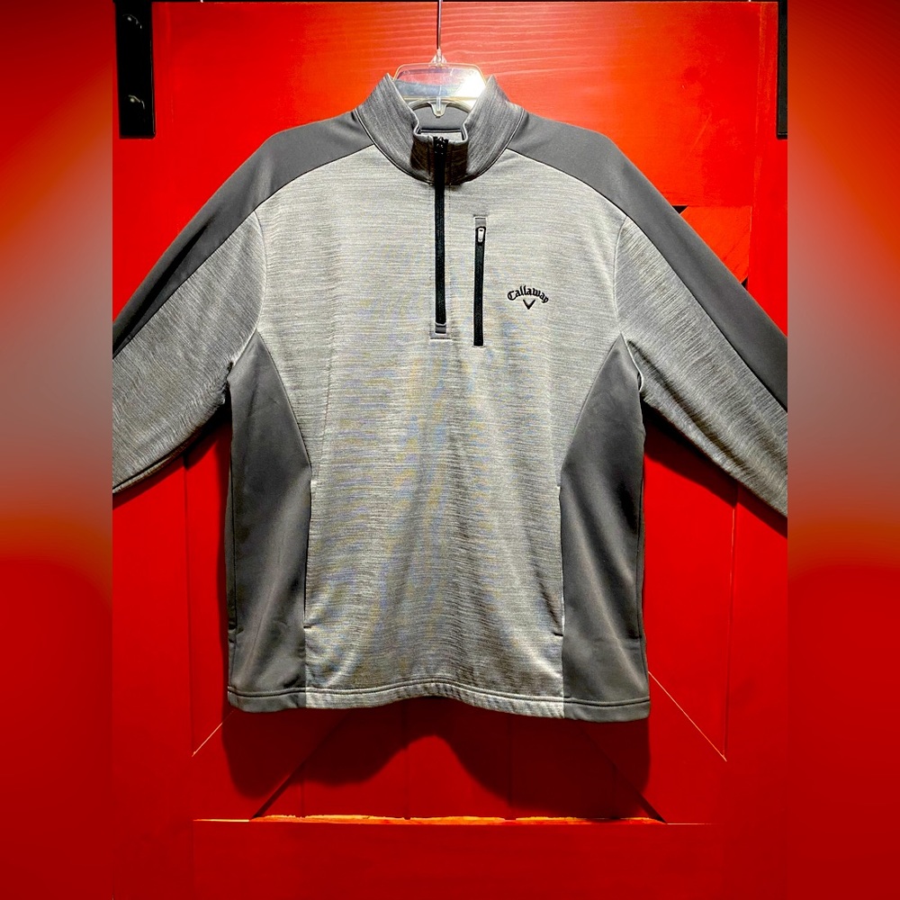 Callaway golf 1/4 zip grey medium